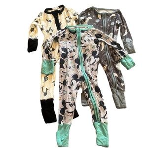 Little Sleepies Baby Boy Bamboo Pajama Bundle